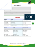 Ficha 3° INGLÉS PDF