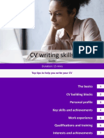 CV Writing Skills Guide