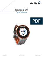 Forerunner 620 Owners Manual