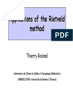 Rietveld Applications TR PDF