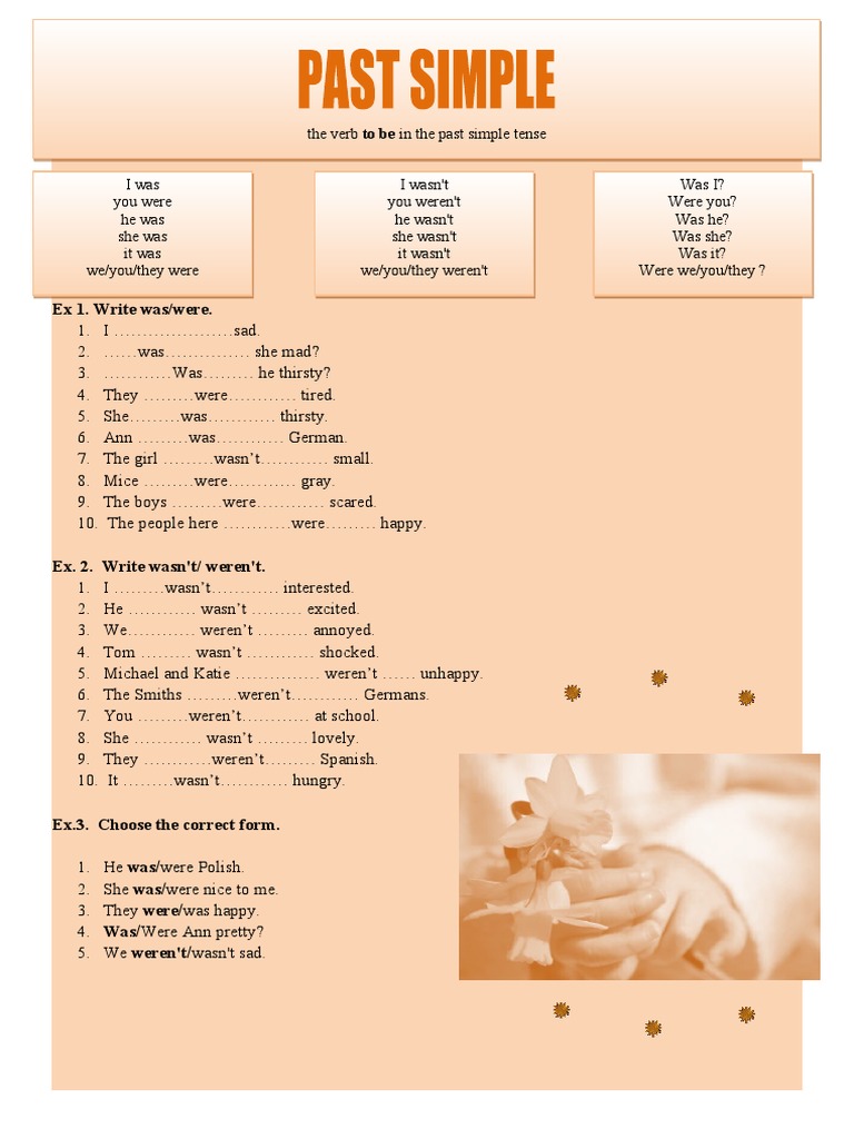 Past Simple Tense of 