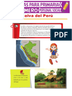 La Selva Del Perú para Primer Grado de Primaria