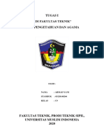 Tugas I Idi Fakultas Teknik PDF