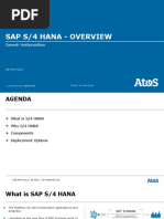 Sap S/4 Hana - Overview: Ganesh Vaidyanathan