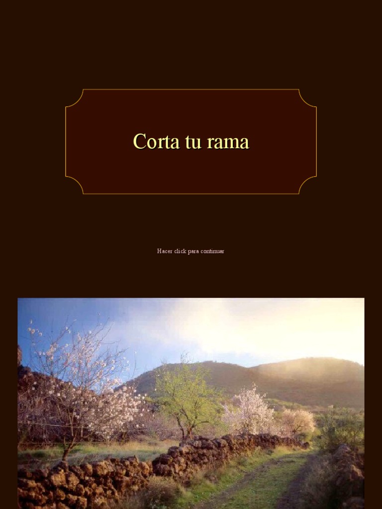 Corta Tu Rama | PDF