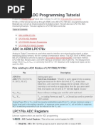 LPC1768 ADC Programming Tutorial