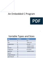 An Embedded C Program