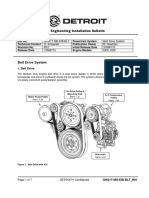 Engineering Installation Bulletin: Belt Drive System
