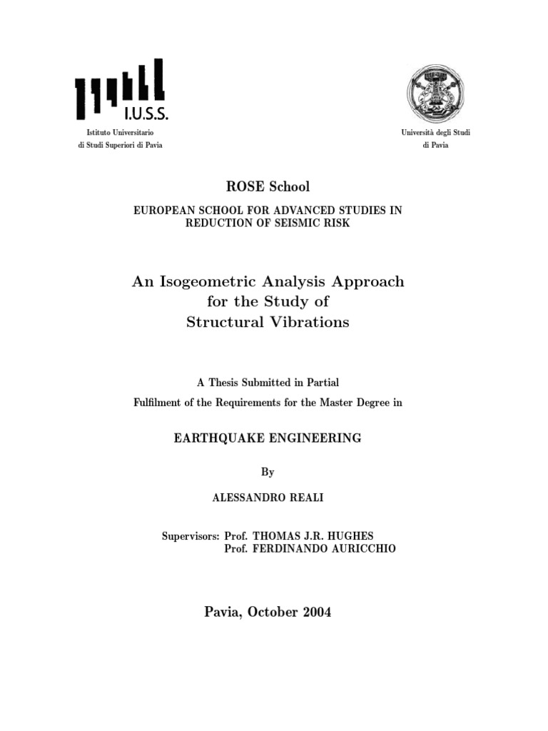 Isogeometric Analysis of Structural Vibrations | PDF | Finite Element ...