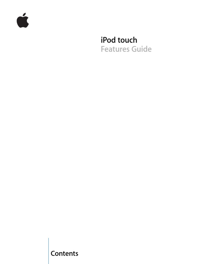 Ipod Touch Features Guide | PDF | I Tunes | I Pod