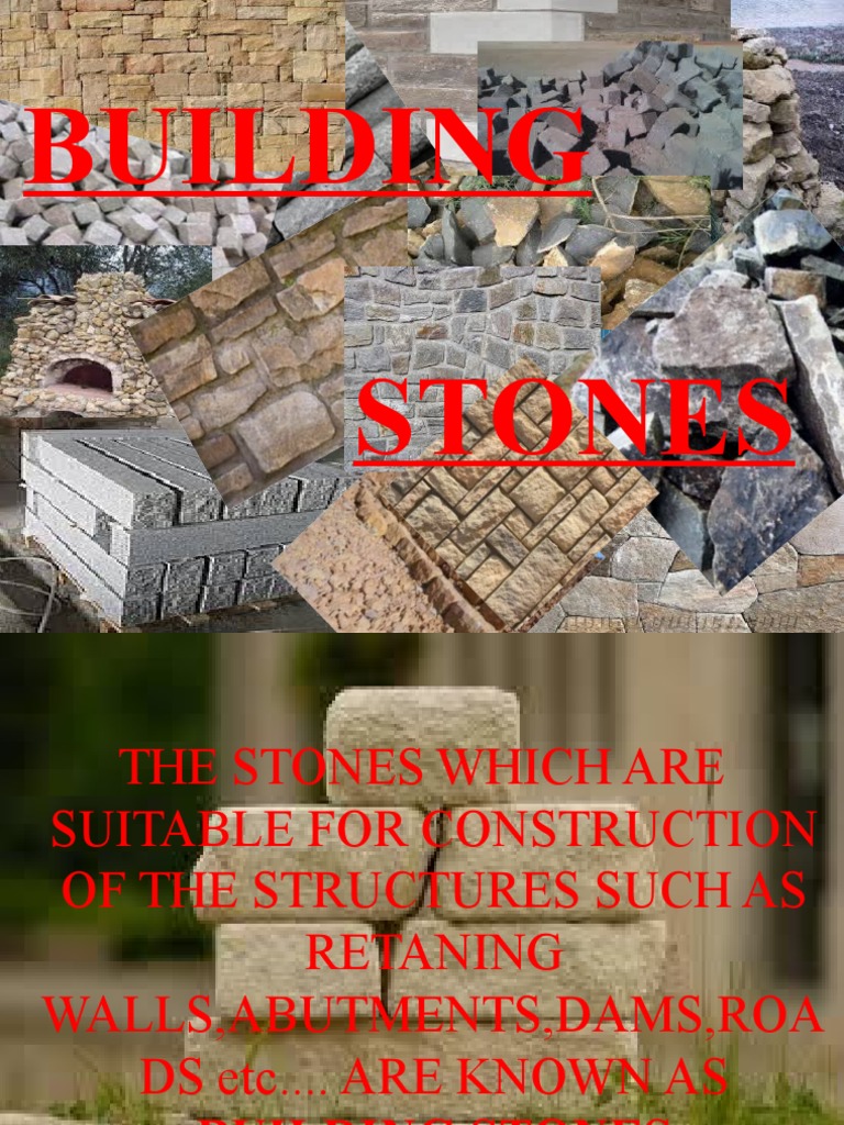 Building Stones PDF Masonry Rock (Geology)