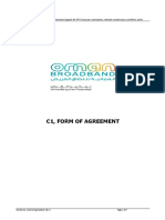 C1 - Form of Agreement Rev 0