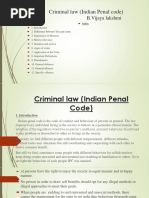 Criminal Law (Indian Penal Code) I