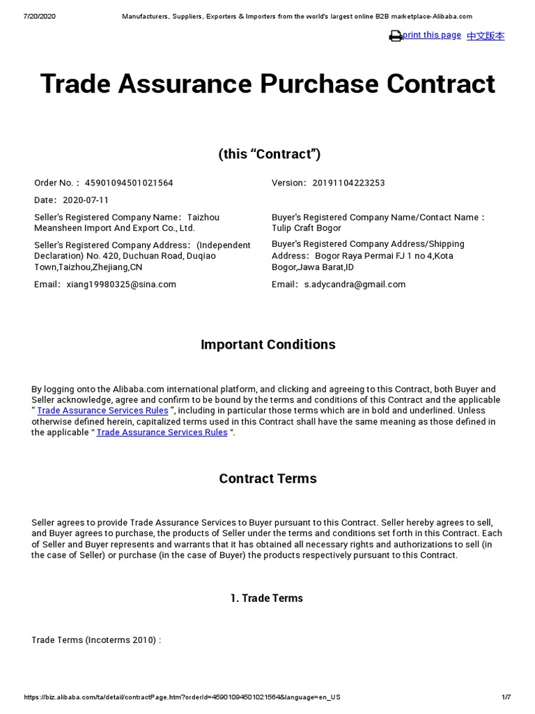 Alibaba Contract Withholding Tax Taxes