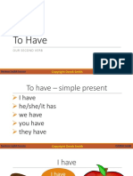 To Have: Our Second Verb