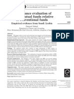 Performance Evaluation of Islamic Mutual Funds Relative To Conventional Funds