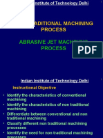 Non Traditional Machining Process