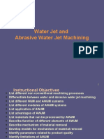 Water Jet and Abrasive Water Jet Machining