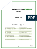 New Bricks Reading 300 Lv. 2 - Answer Key (WB) PDF