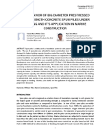 Tech Paper - The Behavior of Big Dia PHC Piles Under Bending and Its Application in Marine Construction