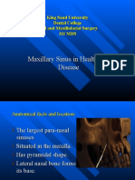 Maxillary Sinus Health Disease