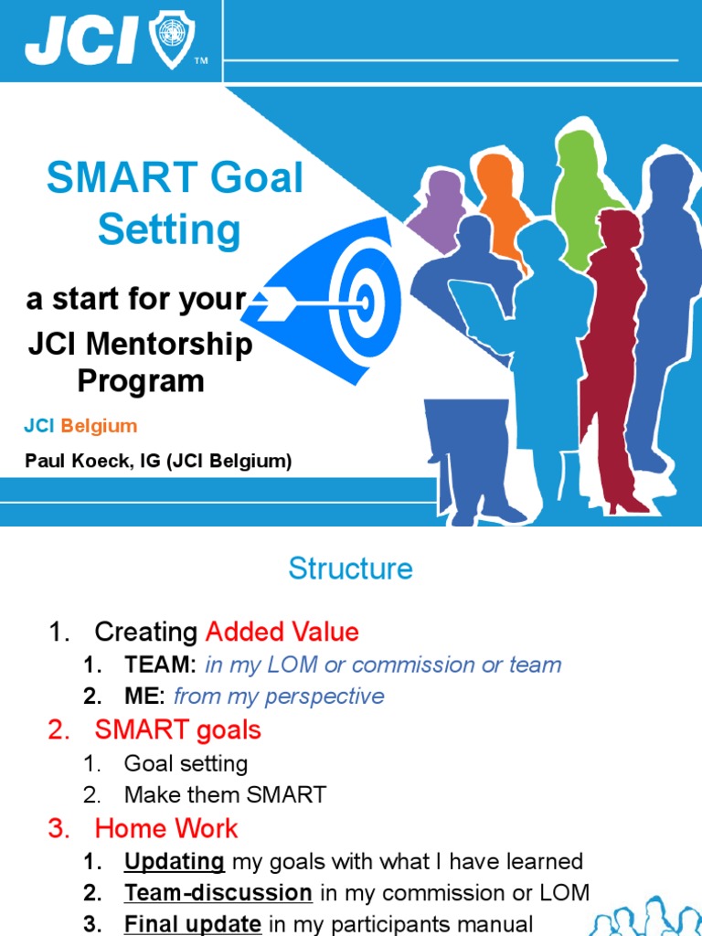JCI Belgium: SMART Goal Setting Guide | PDF | Behavior Modification ...