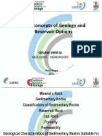 Basic Concepts of Geology and Reservoir Options: Geologist - Cepac/Pucrs