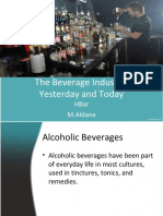 The Beverage Industry, Yesterday and Today: Hbar M.Aldana