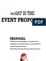 Lecture 3 How To Build An Event Proposal