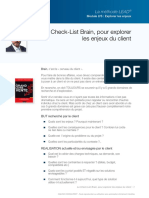 Checklist BRAIN - Enjeux client