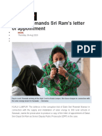 Lawyer Demands Sri Ram