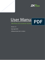 BioTime+8 0+License+Activation+User+Manual-V1 0 PDF