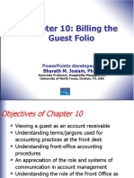 Chapter 10: Billing The Guest Folio: Powerpoints Developed by