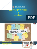 Hypoglycemia in Newborn