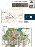 Case Study Capitol Complex: Submitted By: Saurav Chaudhary Sidharth Thepra Section B Semester 9 B.Architecture