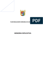 Memoria PRC CB - Sept 2018 - PLAN REGULADOR COMUNAL DE CASABLANCA
