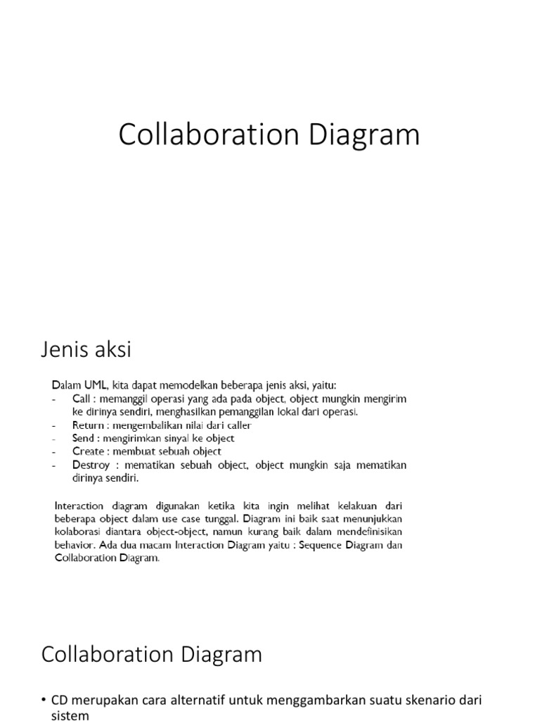 Diagram Kolaborasi dalam Sistem | PDF