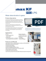 Max KF: Water Determination in Gases
