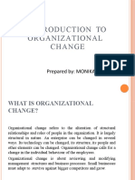 Introduction To Organizational Change