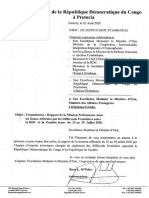 Rapport de la mission préliminaire dans les zones affectées par les différends frontaliers entre la RDC et la Zambie (23 au 29 juillet 2020) - SADC