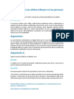 Ensayo Infuencia de Afiches PDF