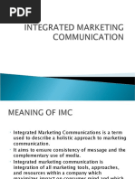 Integrated Marketing Communication