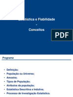 PPT Estatistica e Fiabilidade - Cap01 - Novo