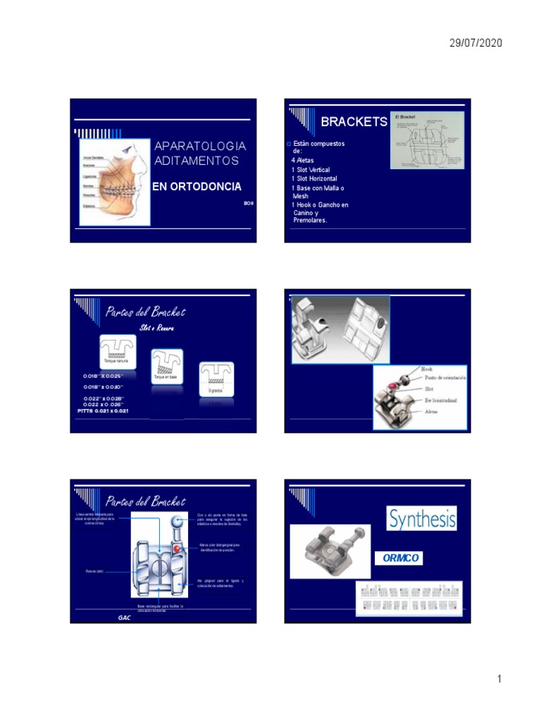 Aditamentos en Ortodoncia PDF | PDF | Odontología | Ramas de Odontología