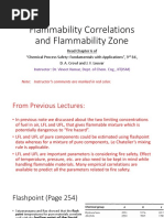 Flammability Correlations and Flammable Zone PDF