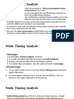 Static and Dynamic Timing Analysis