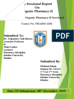 Organic Pharmacy-II Sessional: Course Title: Course No: PHARM-1206