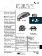 Unilet Conduit Outlet Bodies: LBD and LBDN. Conduit Outlet Boxes: JB, GS and SEH