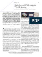 Metamaterial Slabs Covered UWB Antipodal Vivaldi Antenna