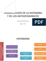 Farmacologia de La Histamina y de Los Antihistaminicos